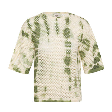 Susie Fishnet Tie Dye Blouse