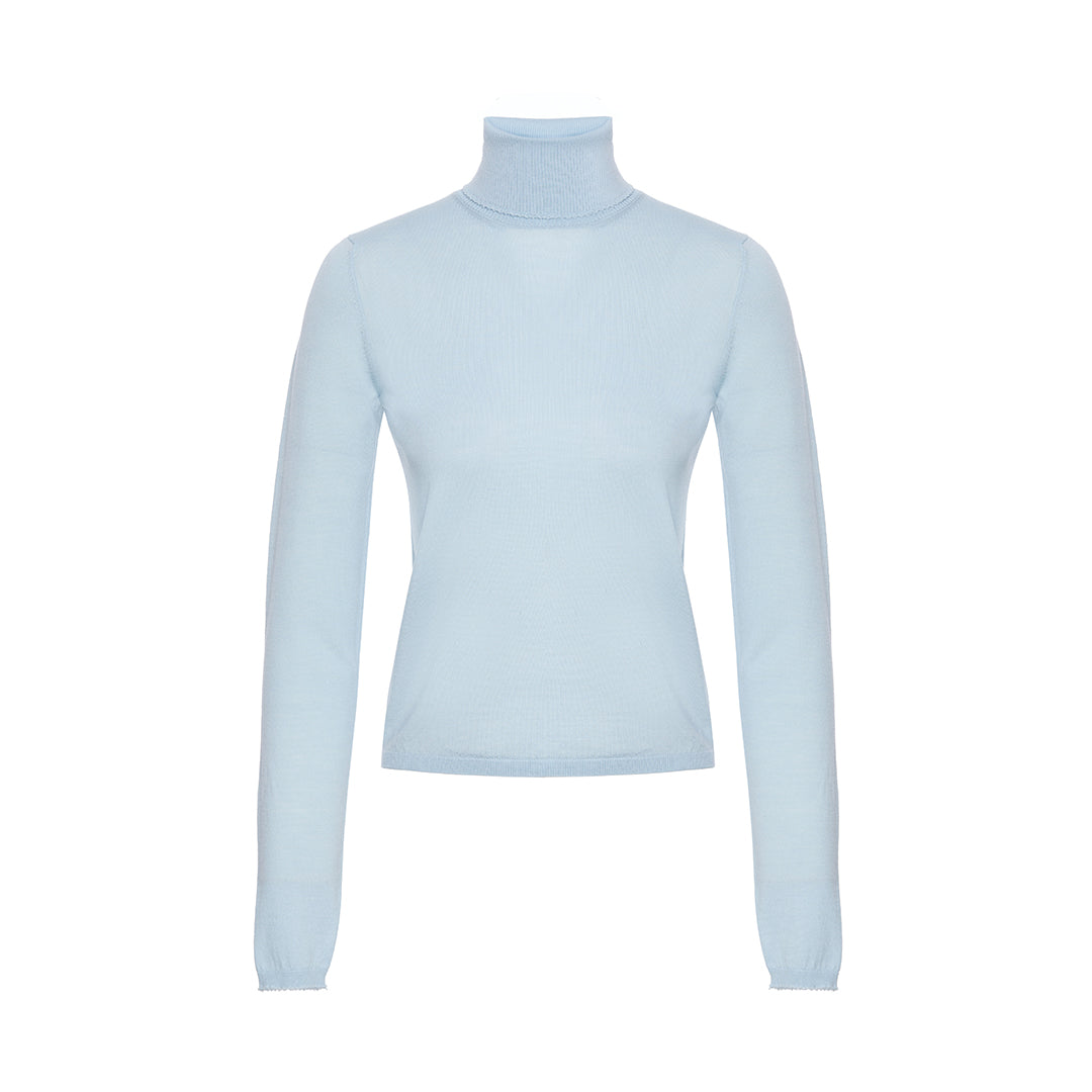 Lisa Turtleneck Wool Sweater