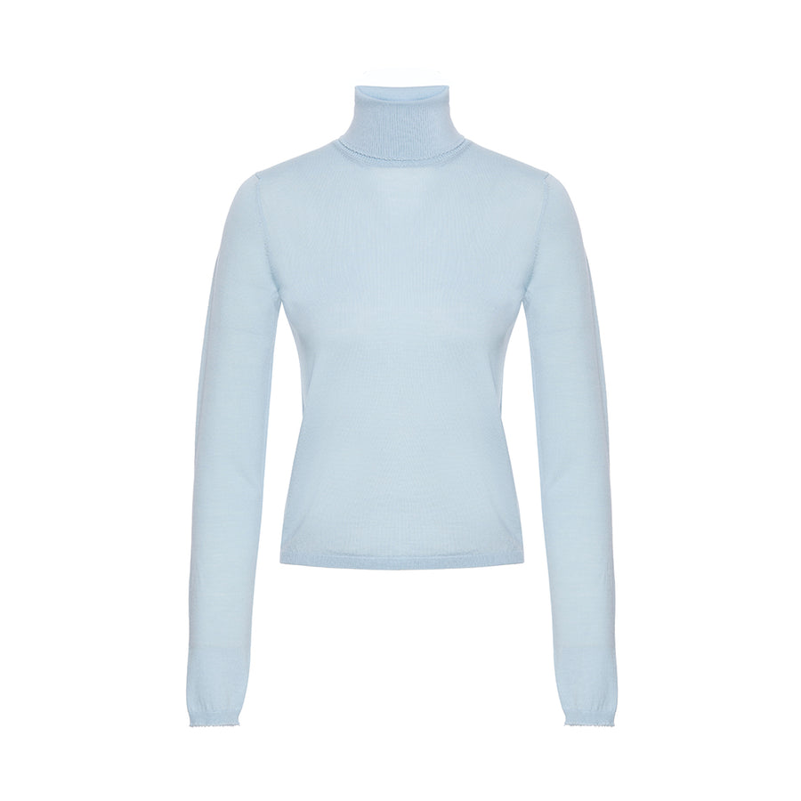 Lisa Turtleneck Wool Sweater