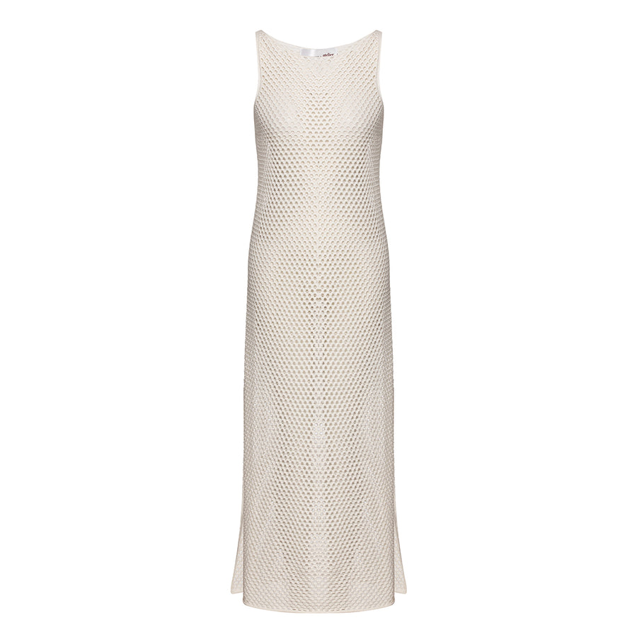 Amelia Fishnet Textured Dress