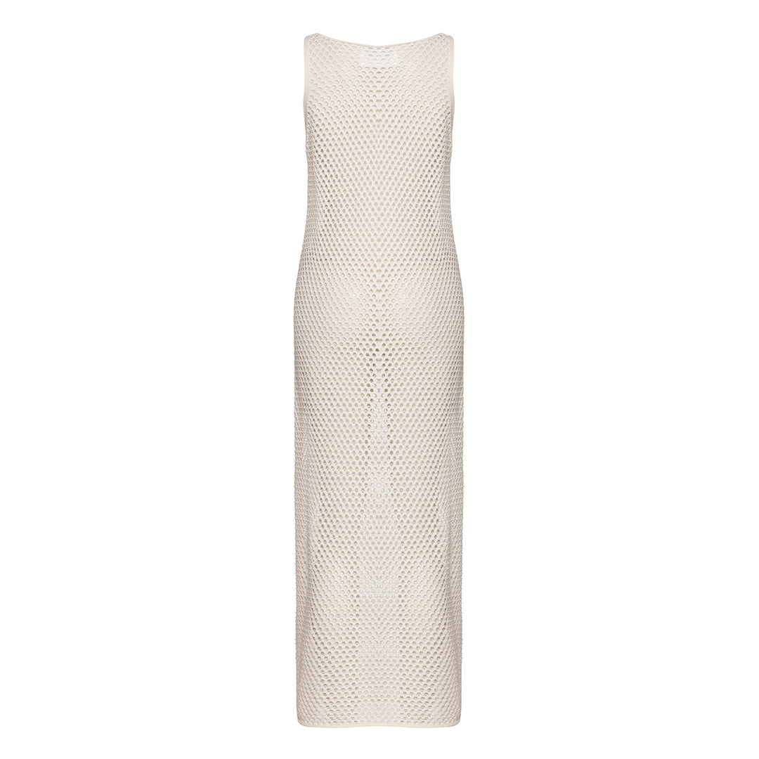 Amelia Fishnet Textured Dress