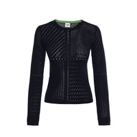 Martha Openwork Crew Neck Sweater