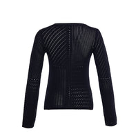 Martha Openwork Crew Neck Sweater