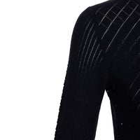 Martha Openwork Crew Neck Sweater