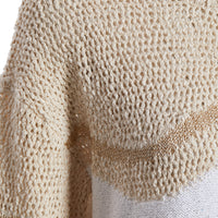 Brigette Wavy Loose Knit Sweater