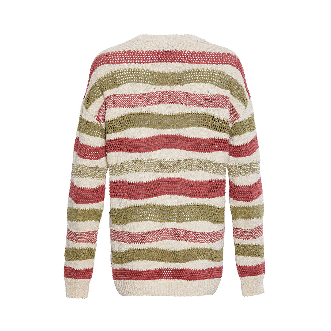 Sonia Wavy Loose Knit Sweater