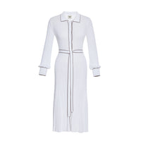 Nina Polo Neck Belted Dress