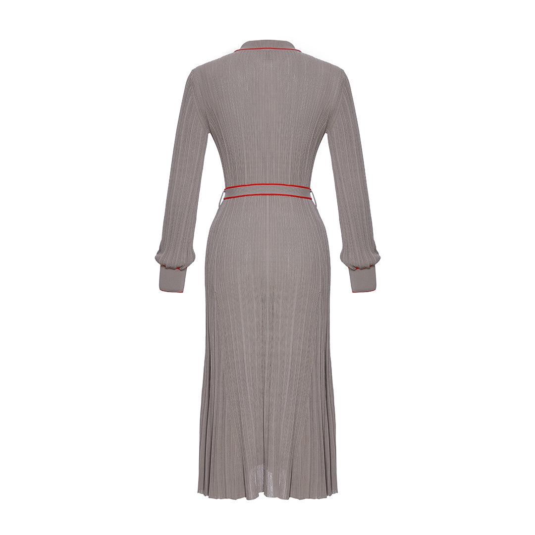 Nina Polo Neck Belted Dress