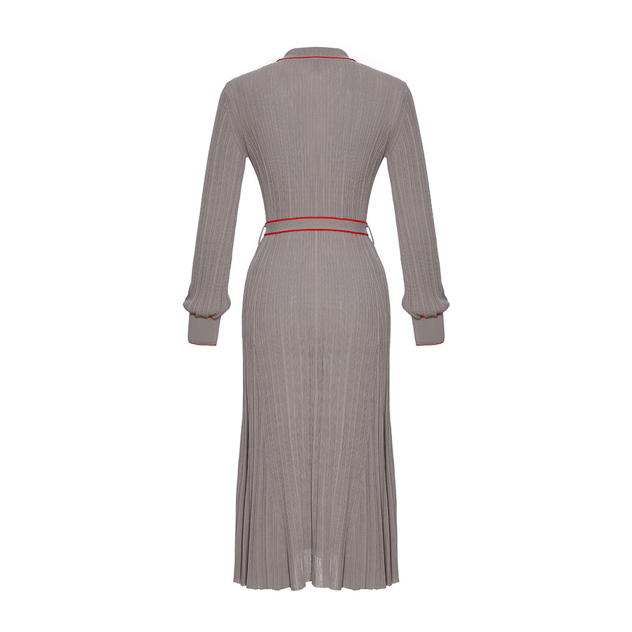 Nina Polo Neck Belted Dress